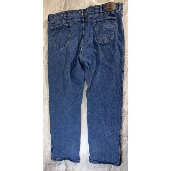 Wrangler Men's Jeans 46x30 Blue Denim Regular Wash Regular Fit Straight Leg - Picture 5 of 6
